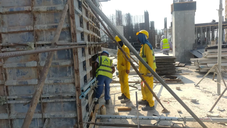 Carpentry and formwork crew